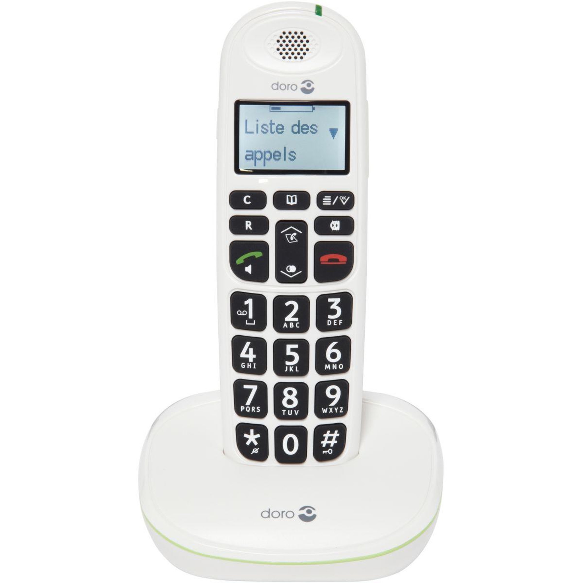 Voir la diapositive 2 : Doro Téléphone sans fil Phone Easy 110 Blanc