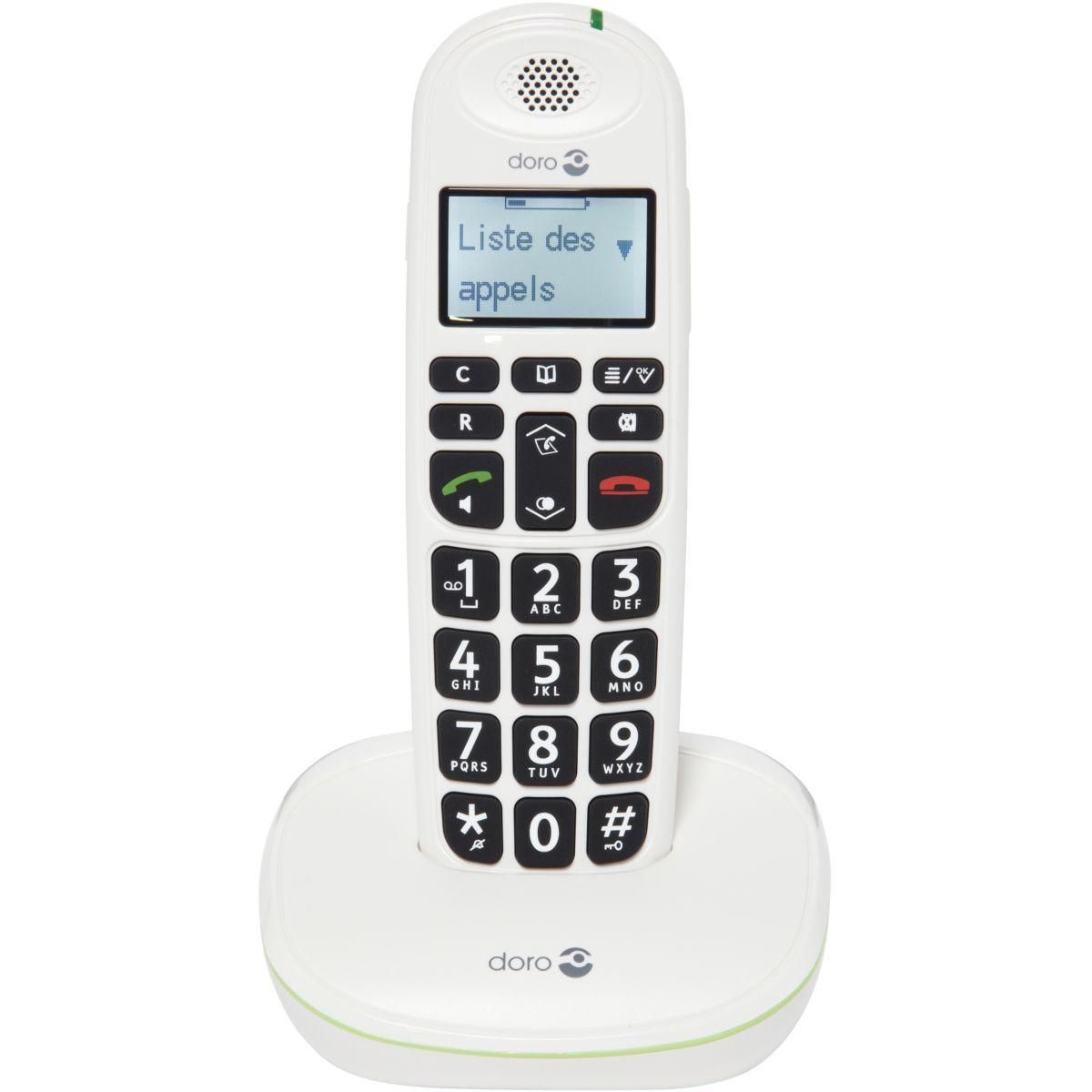 Doro Téléphone sans fil Phone Easy 110 Blanc