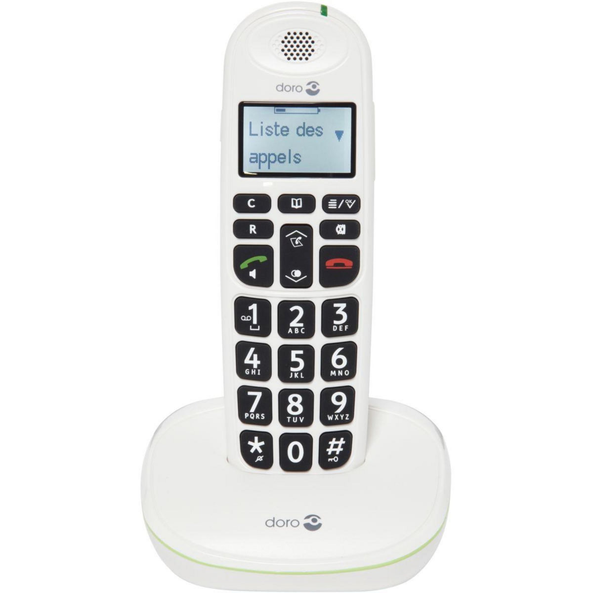 Doro Téléphone sans fil Phone Easy 110 Blanc