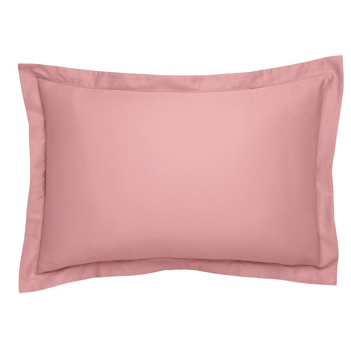 DODO Taie d'oreiller Partition Satin de coton Coloris Rose