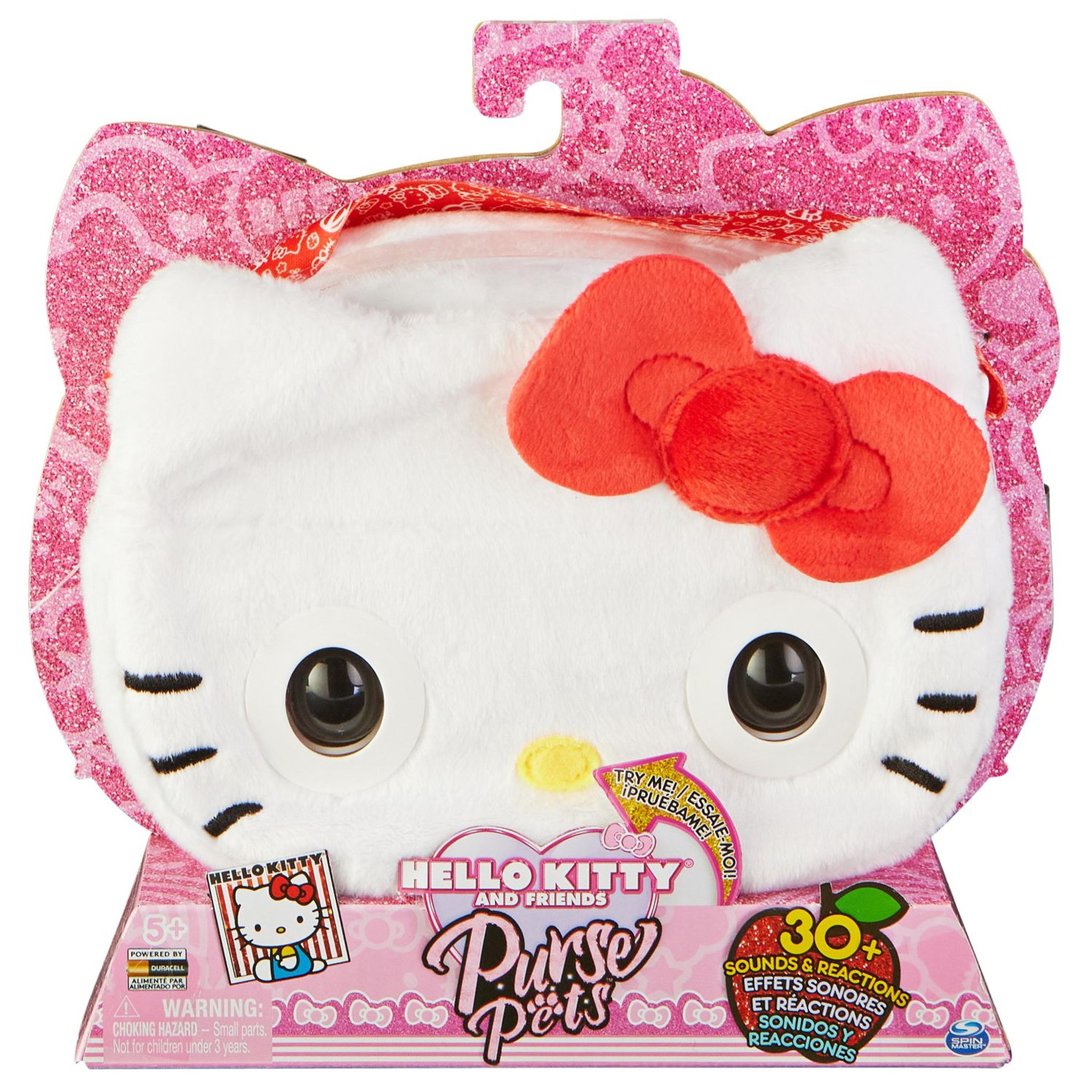 Voir la diapositive 1 : SPIN MASTER PURSE PETS Sac Hello Kitty