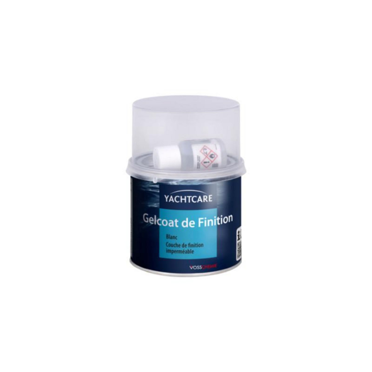 Yachtcare Gelcoat de finition blanc Yachtcare 500g avec durcisseur