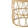 Voir la diapositive 5 : Paris Prix Lot de 2 Tables Gigognes en Rotin  Vague  50cm Naturel