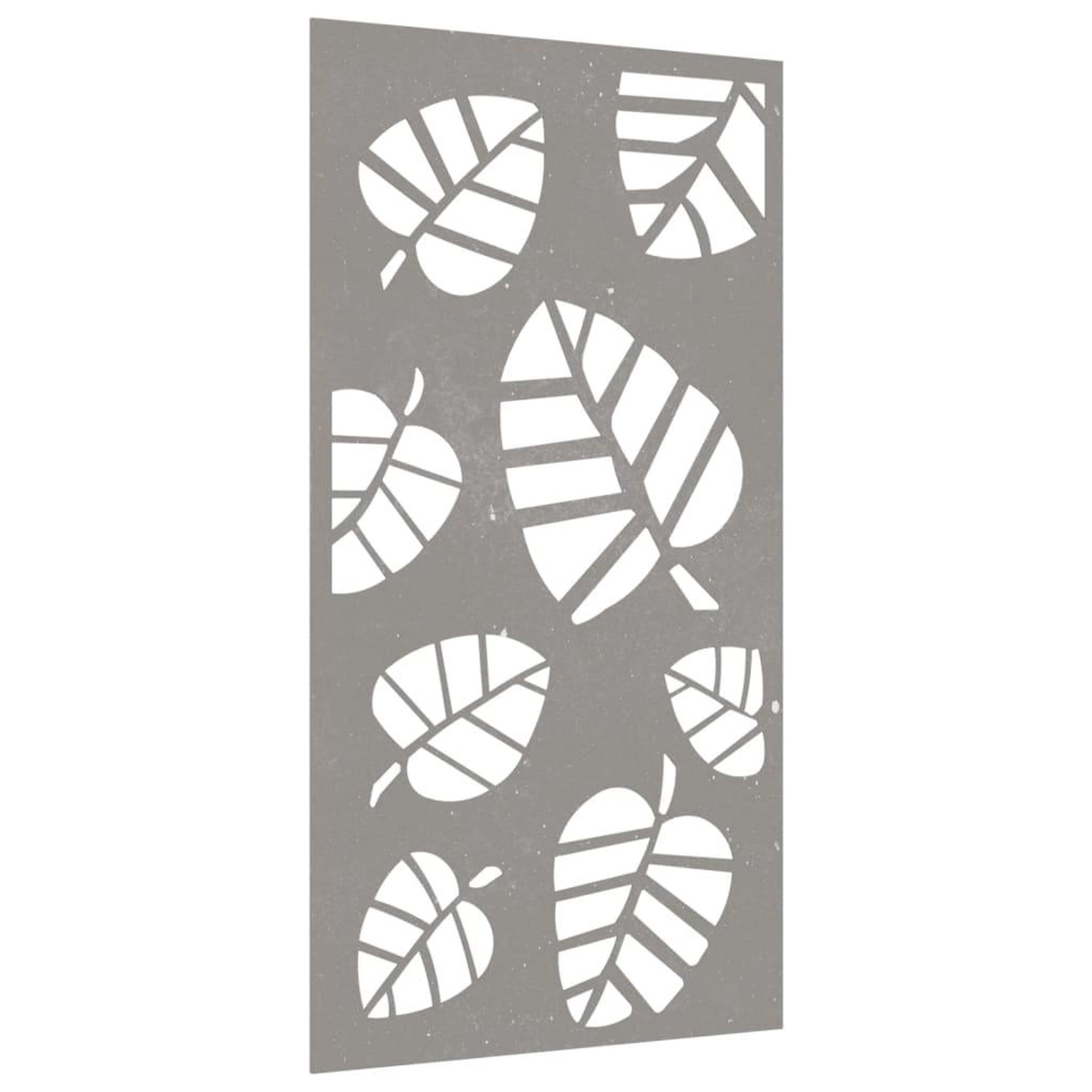 Voir la diapositive 3 : VIDAXL Decoration murale jardin 105x55 cm acier corten design feuille