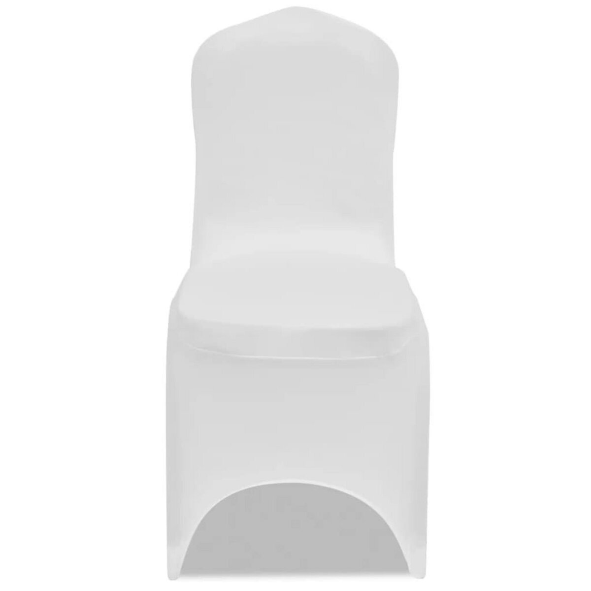 VIDAXL Housses elastiques de chaise Blanc 18 pcs