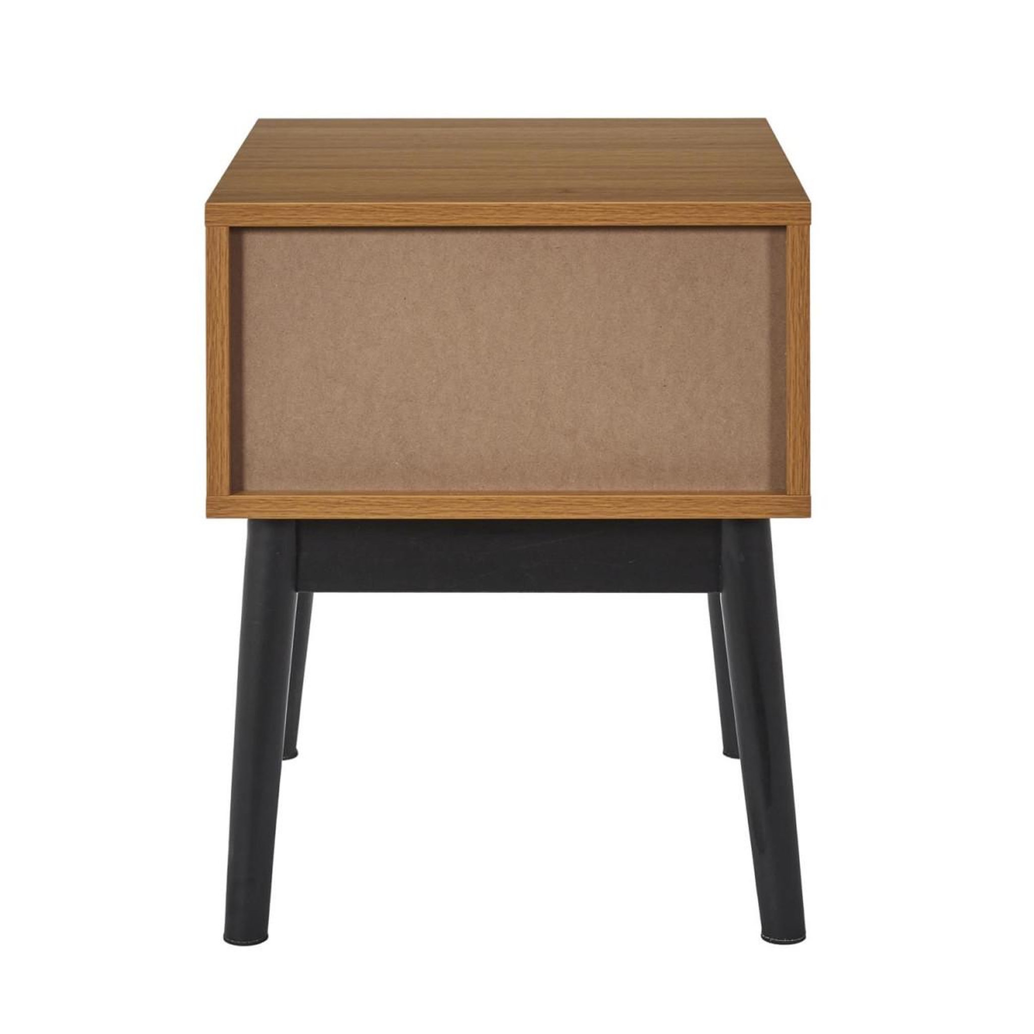 Voir la diapositive 4 : The Home Deco Factory Table de chevet design  felix  50cm marron