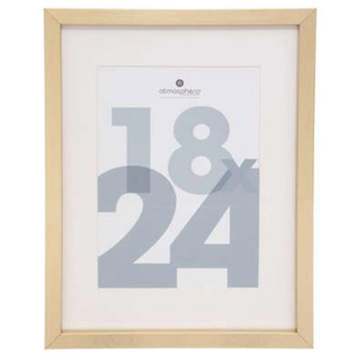 ATMOSPHERA Cadre Photo en Verre  Manu  18x24cm Or