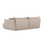 Voir la diapositive 5 : LISA DESIGN Cassiopee - canapé d'angle droit 4 places en tissu texturé
