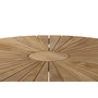 Voir la diapositive 4 : Paris Prix Table de Jardin Ronde  Mexico  140cm Naturel & Noir