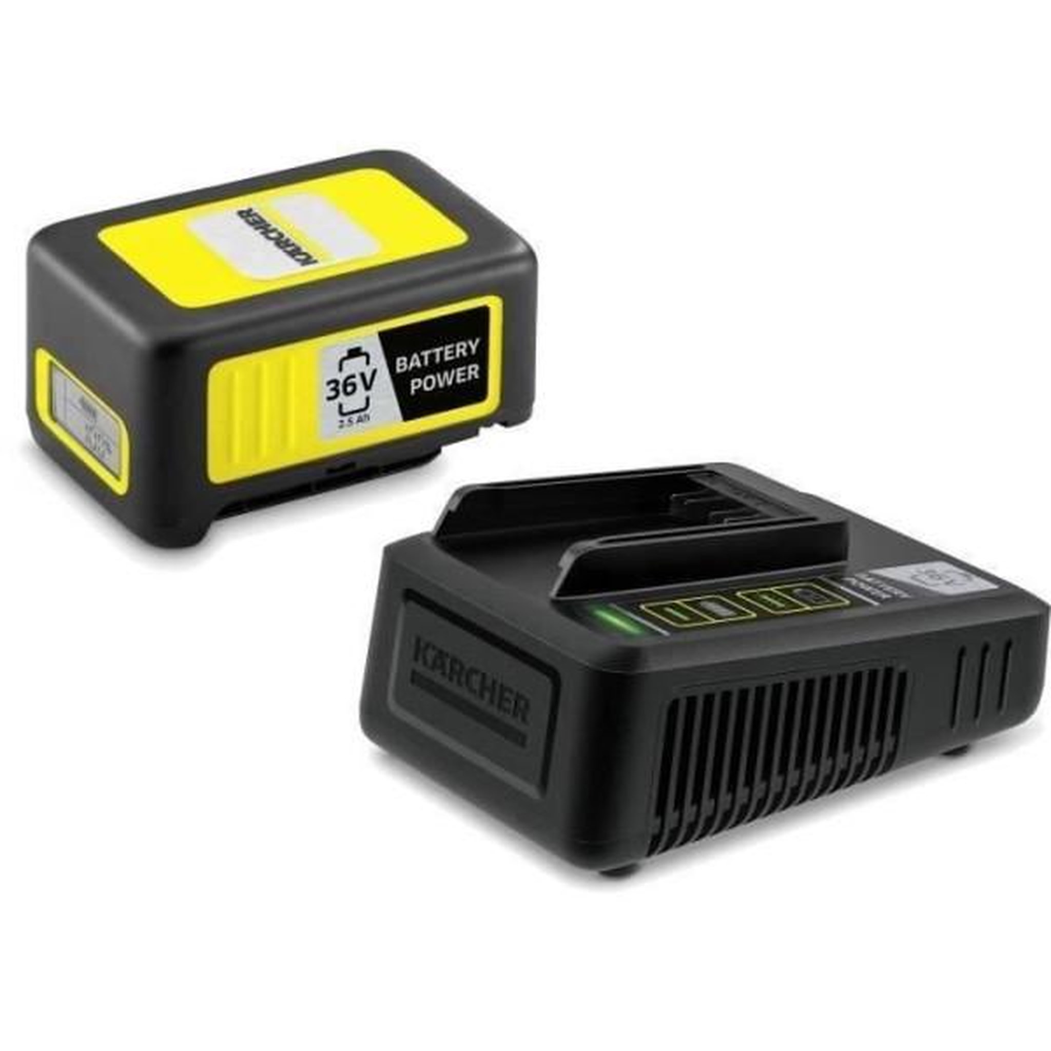 KARCHER Batterie karcher power 36v / 2.5 ah avec écran lcd et chargeur rapide