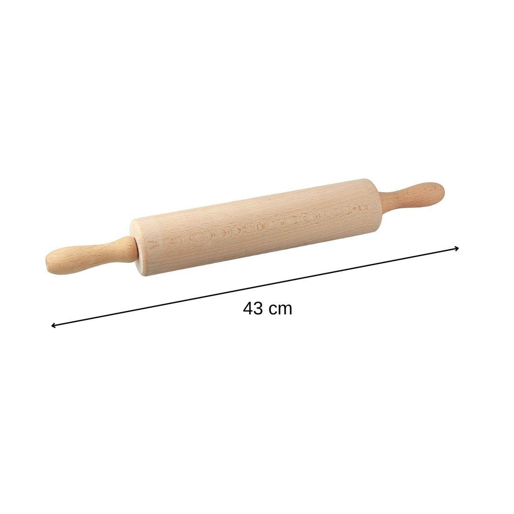 Voir la diapositive 3 : DR.OETKER Rouleau à pâtisserie en bois 43 cm dr. Oetker baker edition
