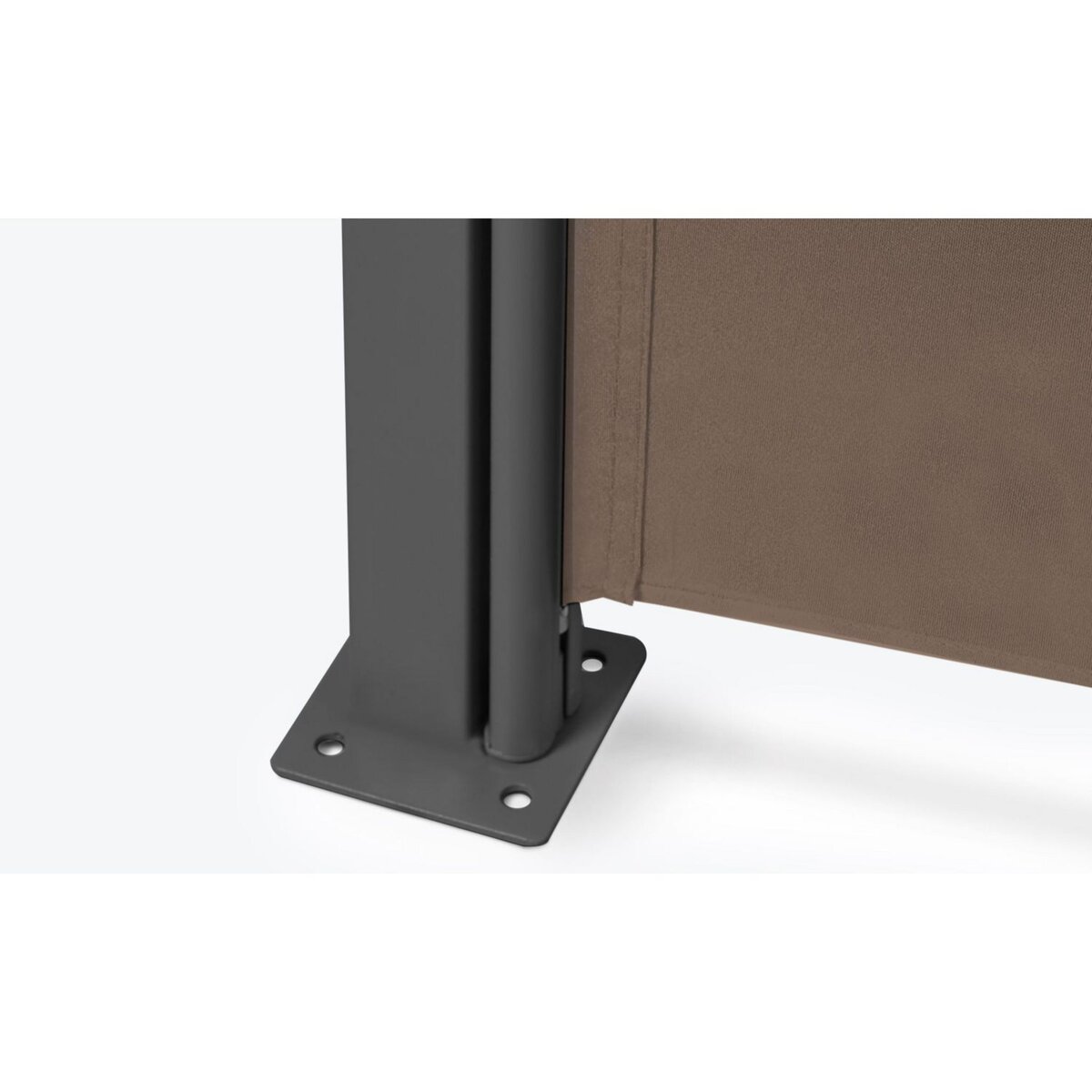 Inkazen Paravent rétractable 1,8 x 4 M Taupe