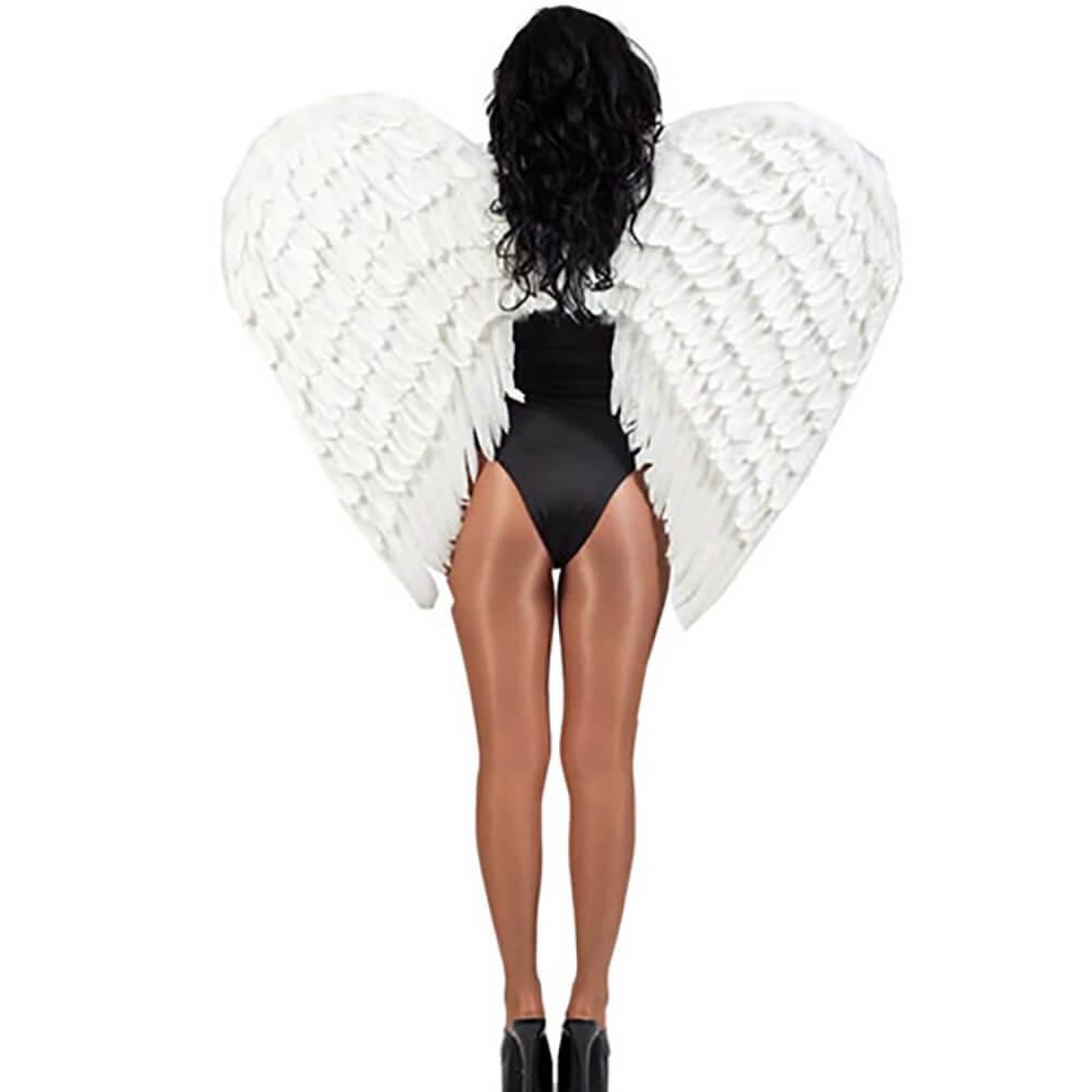 Voir la diapositive 2 : EURO CARNAVALES Paires Ailes Blanches Géantes -100 x 80 cm