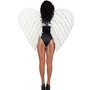 Voir la diapositive 2 : EURO CARNAVALES Paires Ailes Blanches Géantes -100 x 80 cm