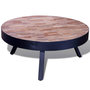 Voir la diapositive 1 : VIDAXL Table basse ronde Bois de teck recycle