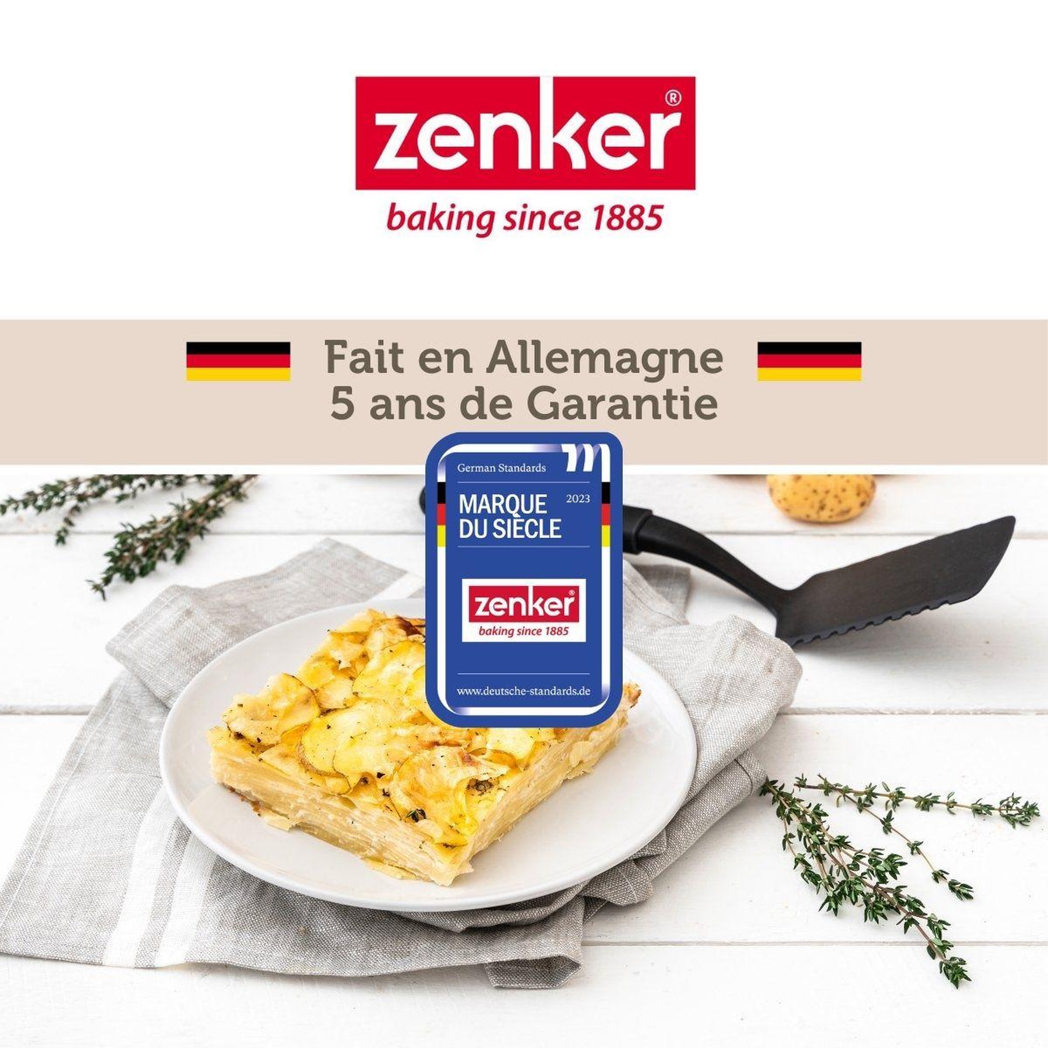 Voir la diapositive 6 : ZENKER Plat à four xxl 40 x 29 x 6 cm zenker special cooking