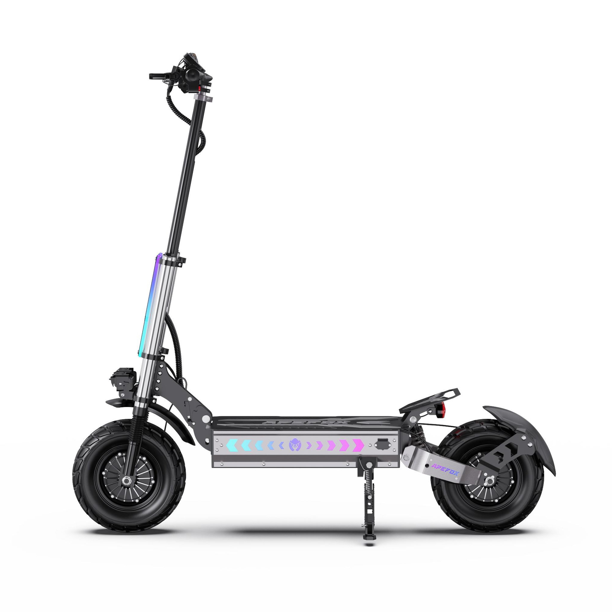 APEFOX Trottinette électrique APEFOX T90, double moteur, 25 km/h, autonomie de 100 km, tout-terrain
