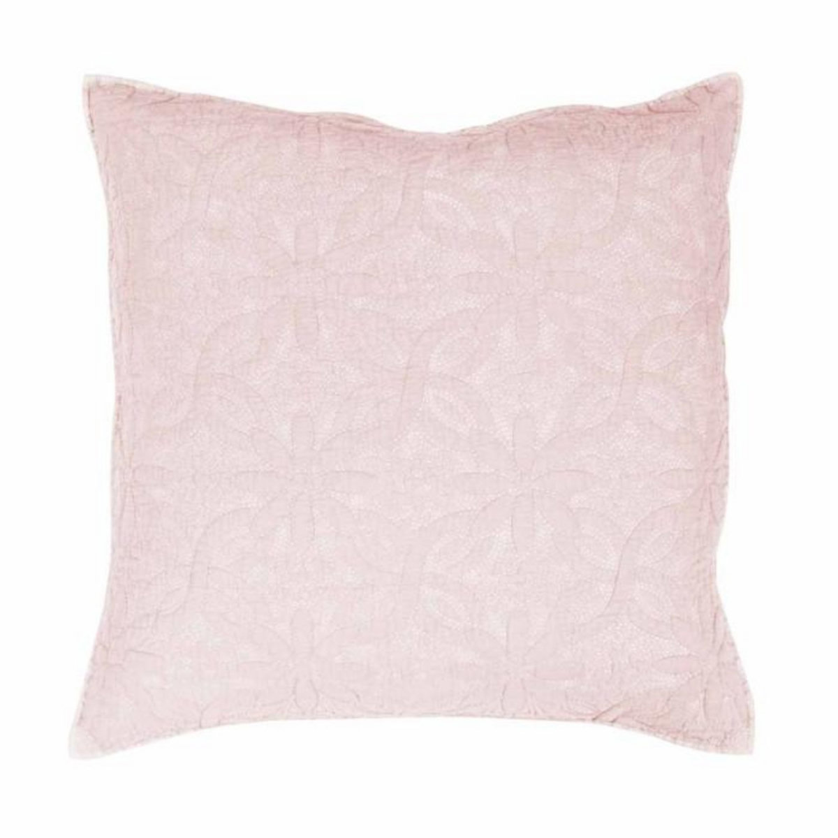 Paris Prix Housse de Coussin  Florette  60x60cm Rose