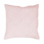 Paris Prix Housse de Coussin  Florette  60x60cm Rose