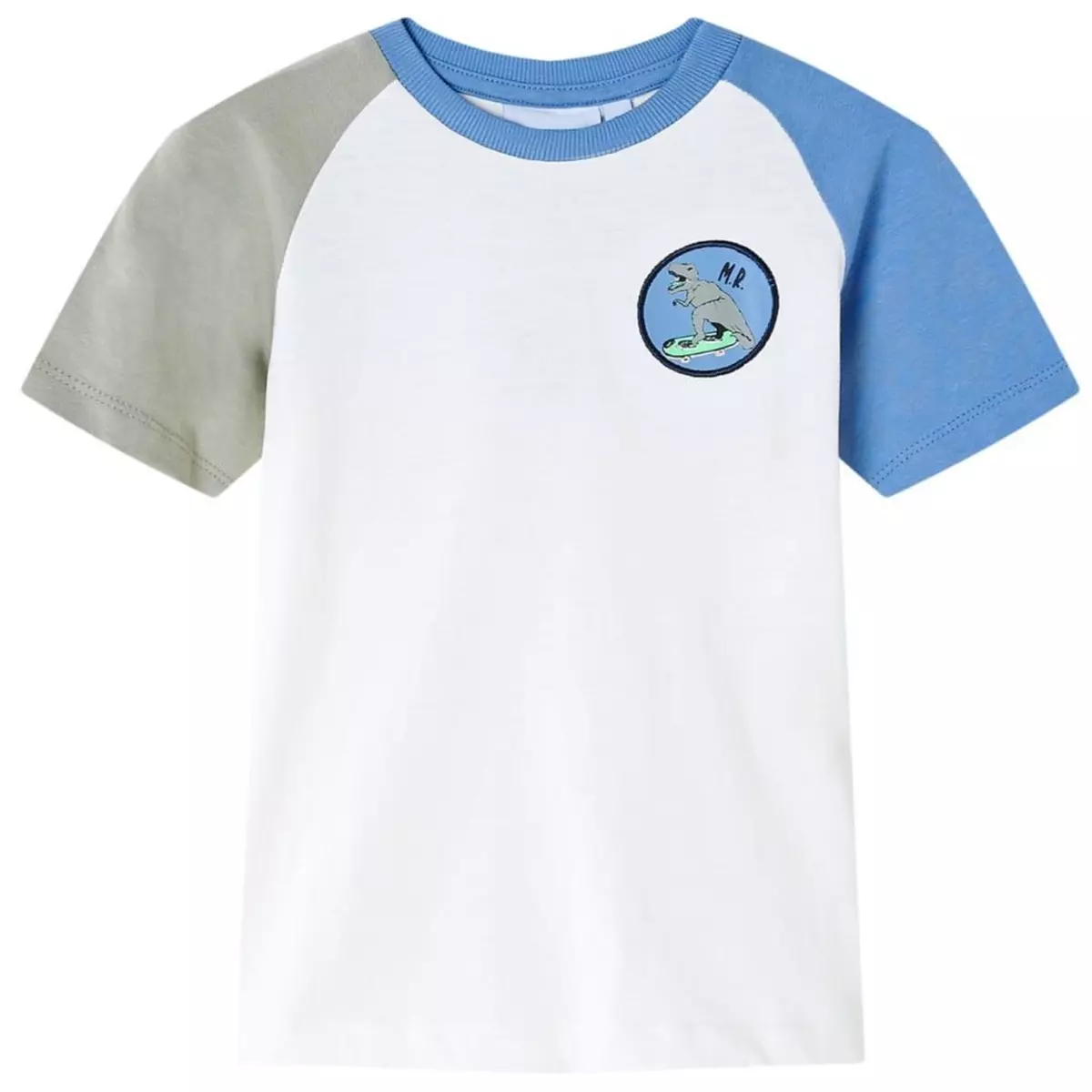 VIDAXL T-shirt pour enfants ecru 104