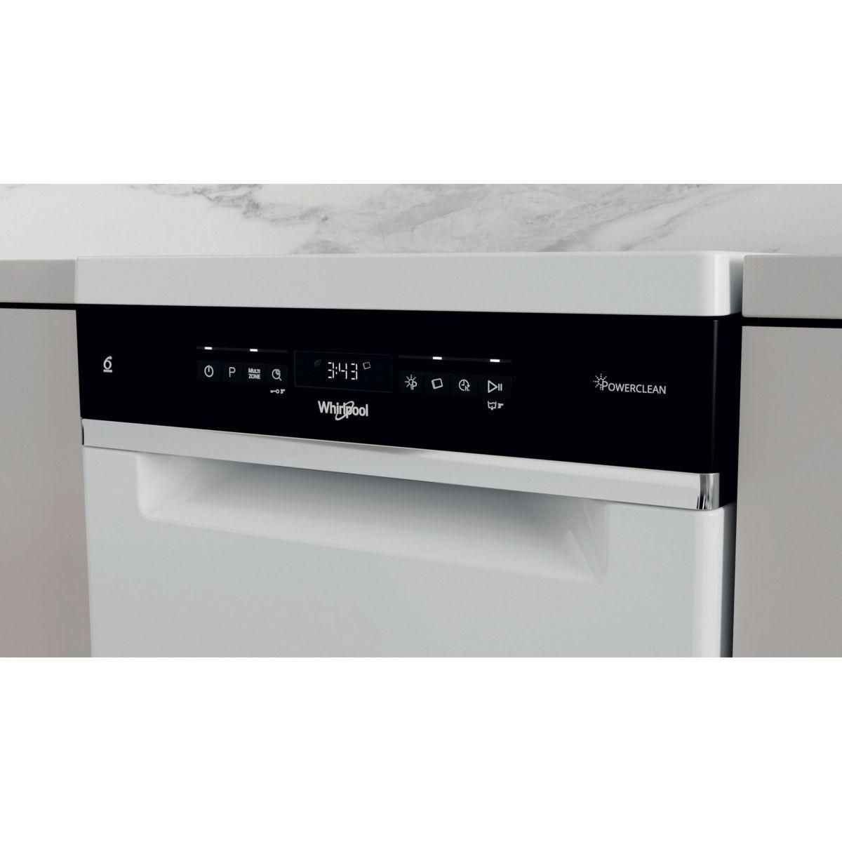 Whirlpool Lave vaisselle 45 cm WSFO3O34PF 6ème Sens