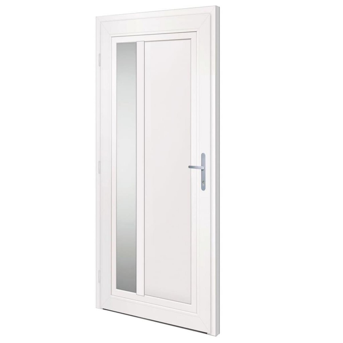 VIDAXL Porte d'entree anthracite 98x208 cm PVC