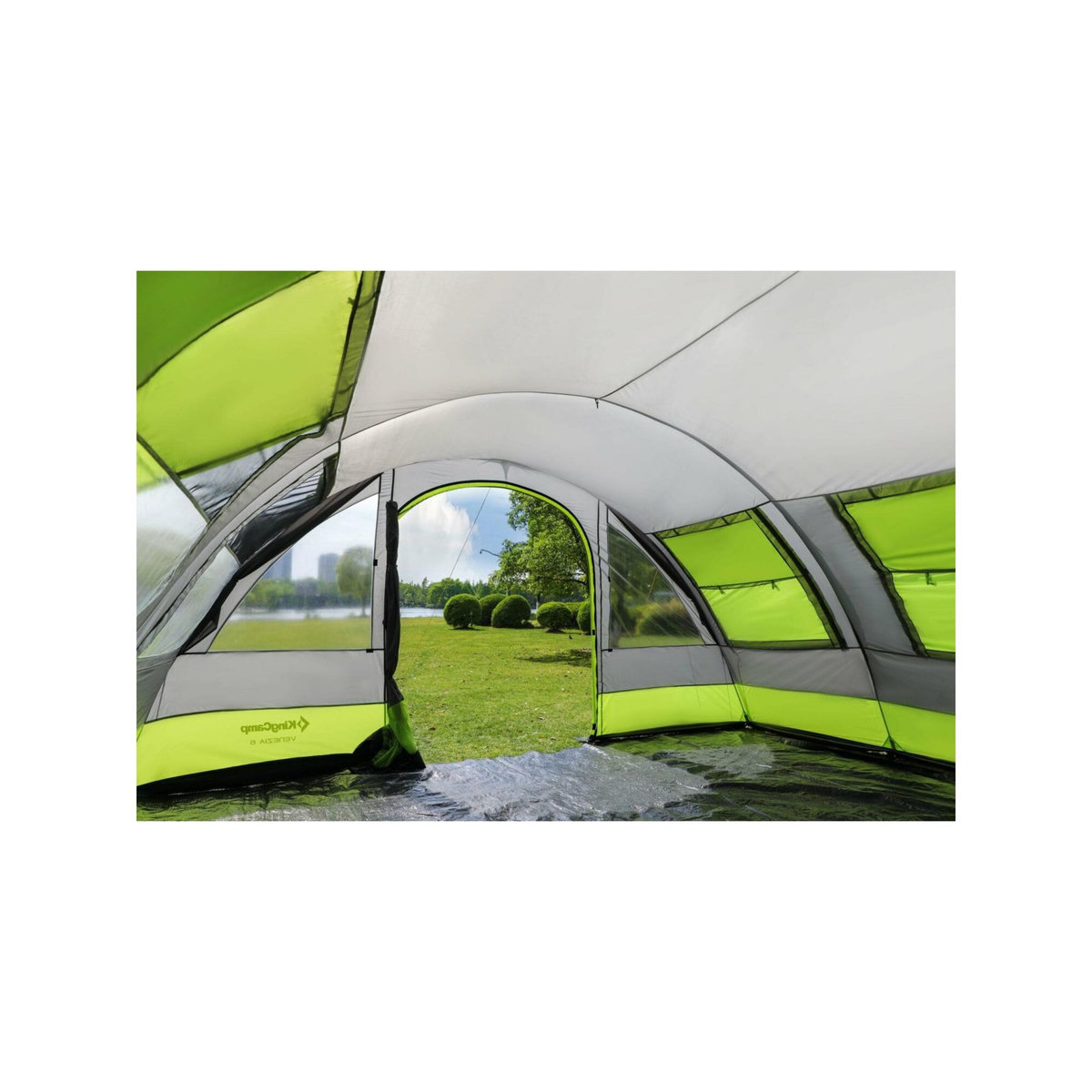 KINGCAMP Tente de camping familiale 6 places Venezia - Kingcamp - Dimensions : 525 x 410 x 200 cm