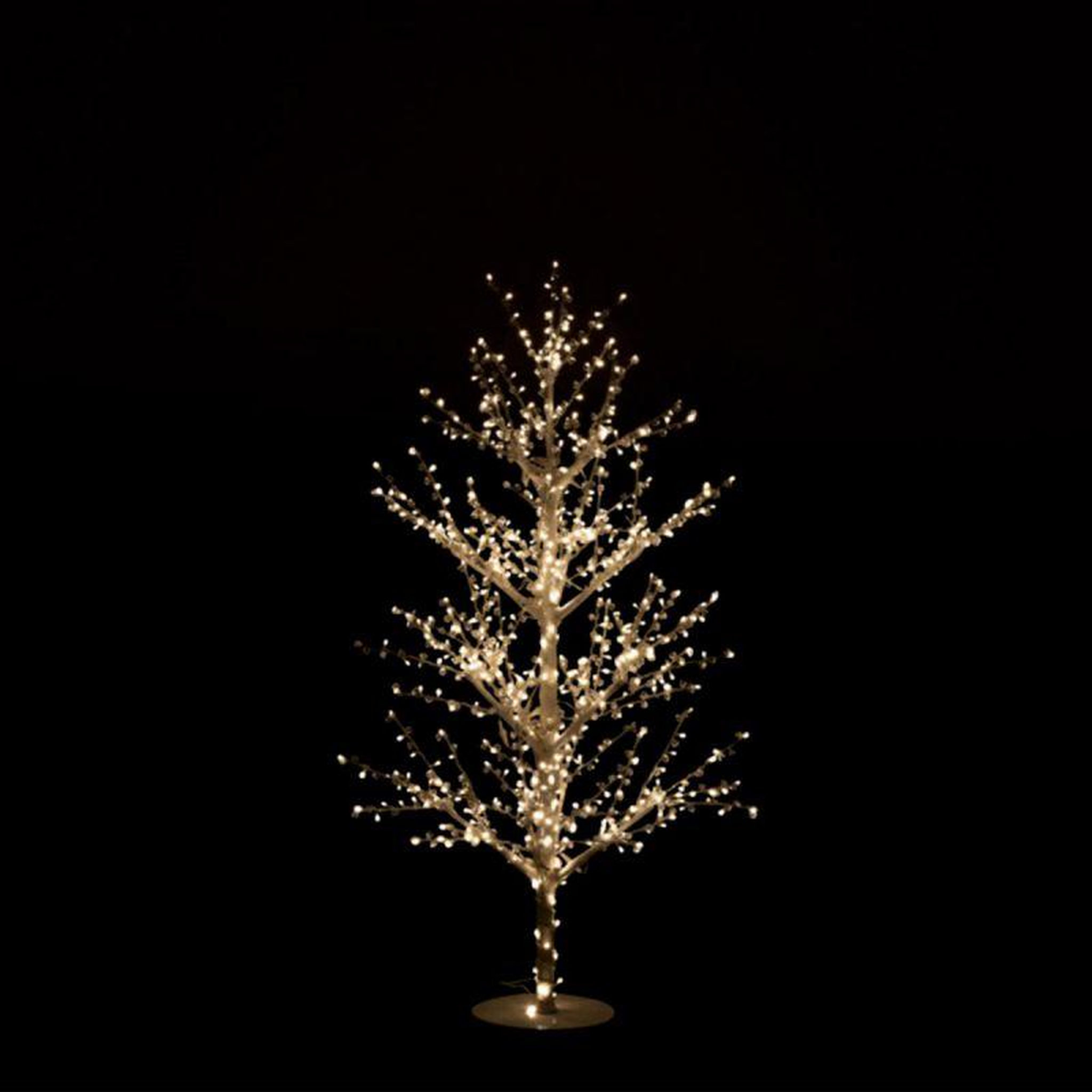 Voir la diapositive 3 : Paris Prix Statuette Déco à Led  Arbre Nu Perles  125cm Blanc