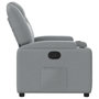 Voir la diapositive 4 : VIDAXL Fauteuil inclinable Gris clair Tissu
