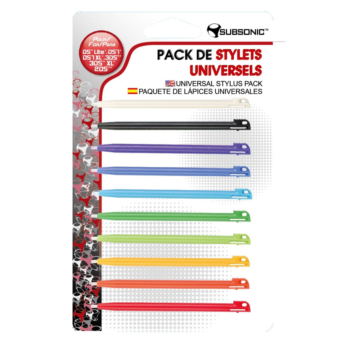 Stylets Universel - Arc en ciel - 2DS - 3DS