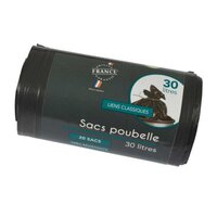 Paris Prix - Lot De 10 Sacs Poubelle Haute liens Coulissants 50l Noir
