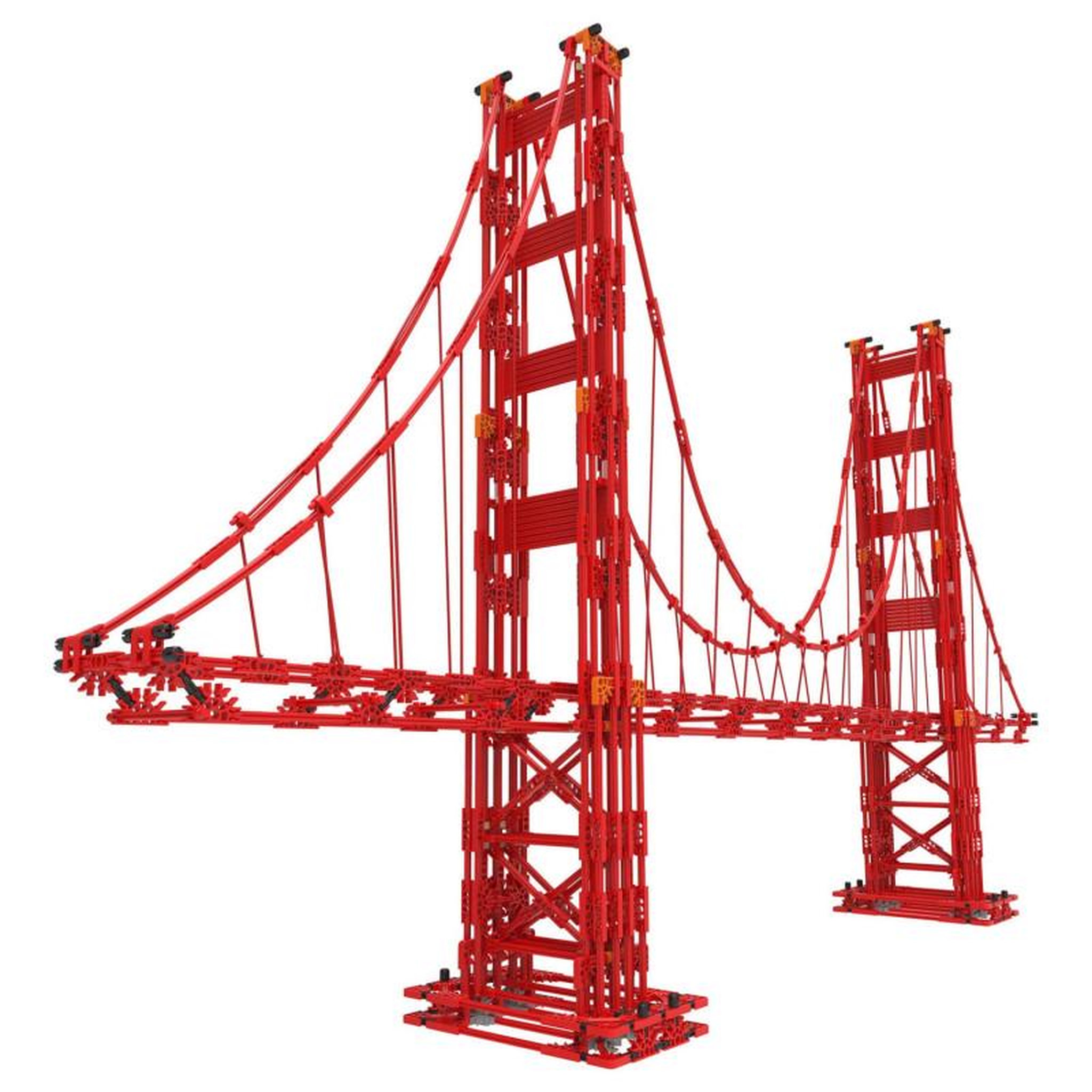 Voir la diapositive 3 : K'NEX K'NEX K& 39 Nex Architecture Building Set - Golden Gate Bridge, 1536 pcs.