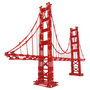 Voir la diapositive 3 : K'NEX K'NEX K& 39 Nex Architecture Building Set - Golden Gate Bridge, 1536 pcs.