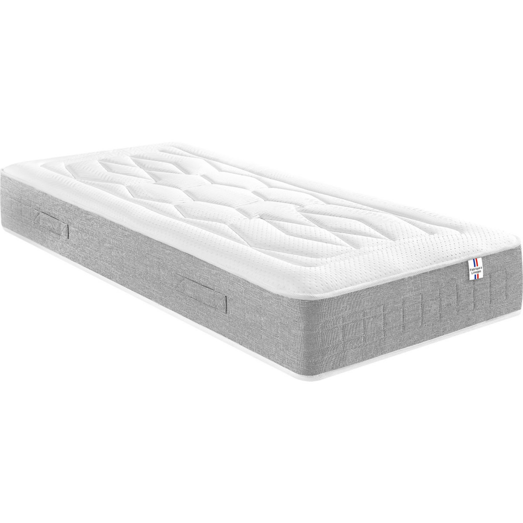 Voir la diapositive 1 : Matelas ressorts ensachés 80x200 cm CHEVREUSE 