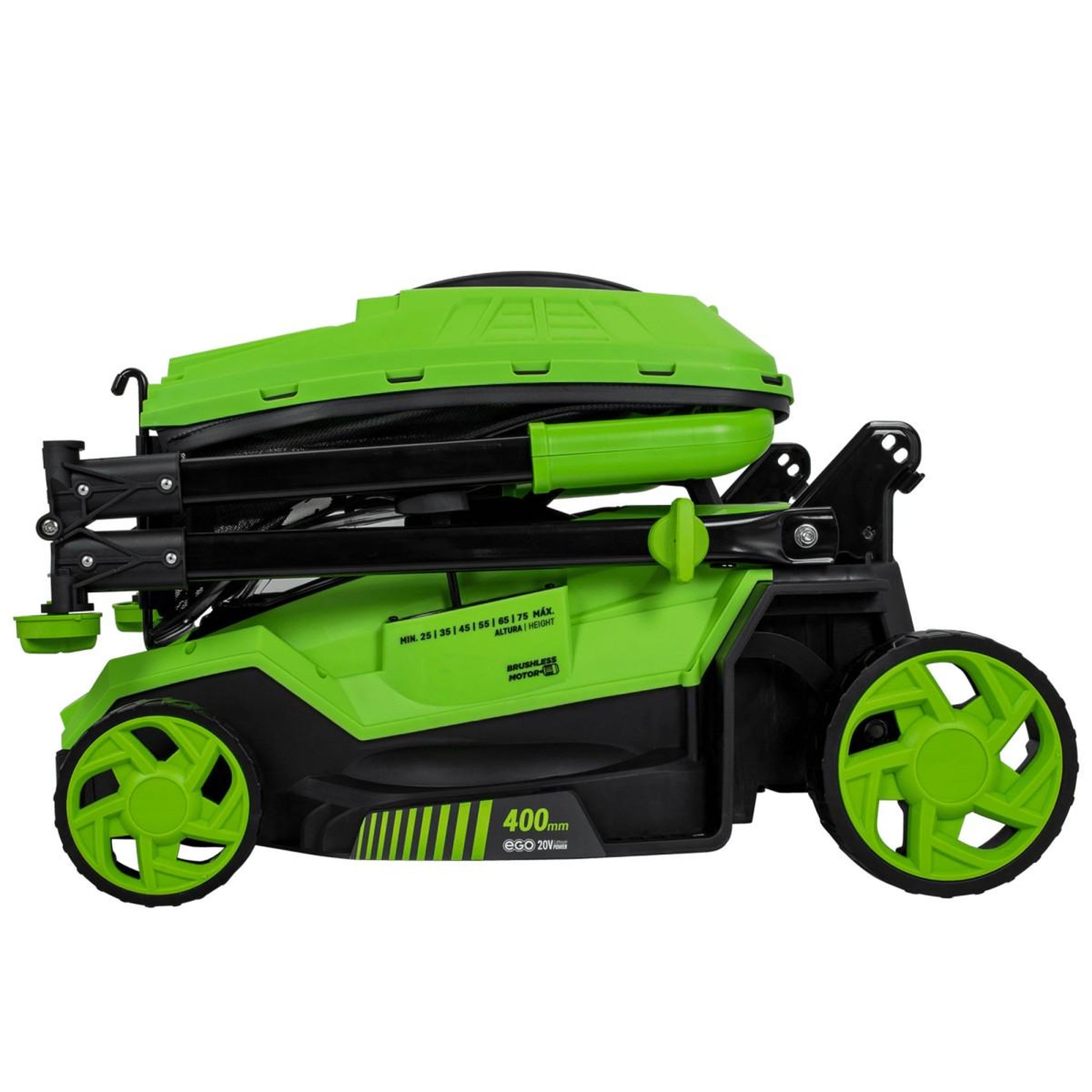 Voir la diapositive 3 : VITO Tondeuse à gazon 40v - brushless 2 batteries lithium 6.0ah chargeur double 800m2 -vito