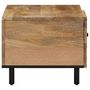 Voir la diapositive 4 : VIDAXL Table basse 80x50x40 cm bois de manguier massif