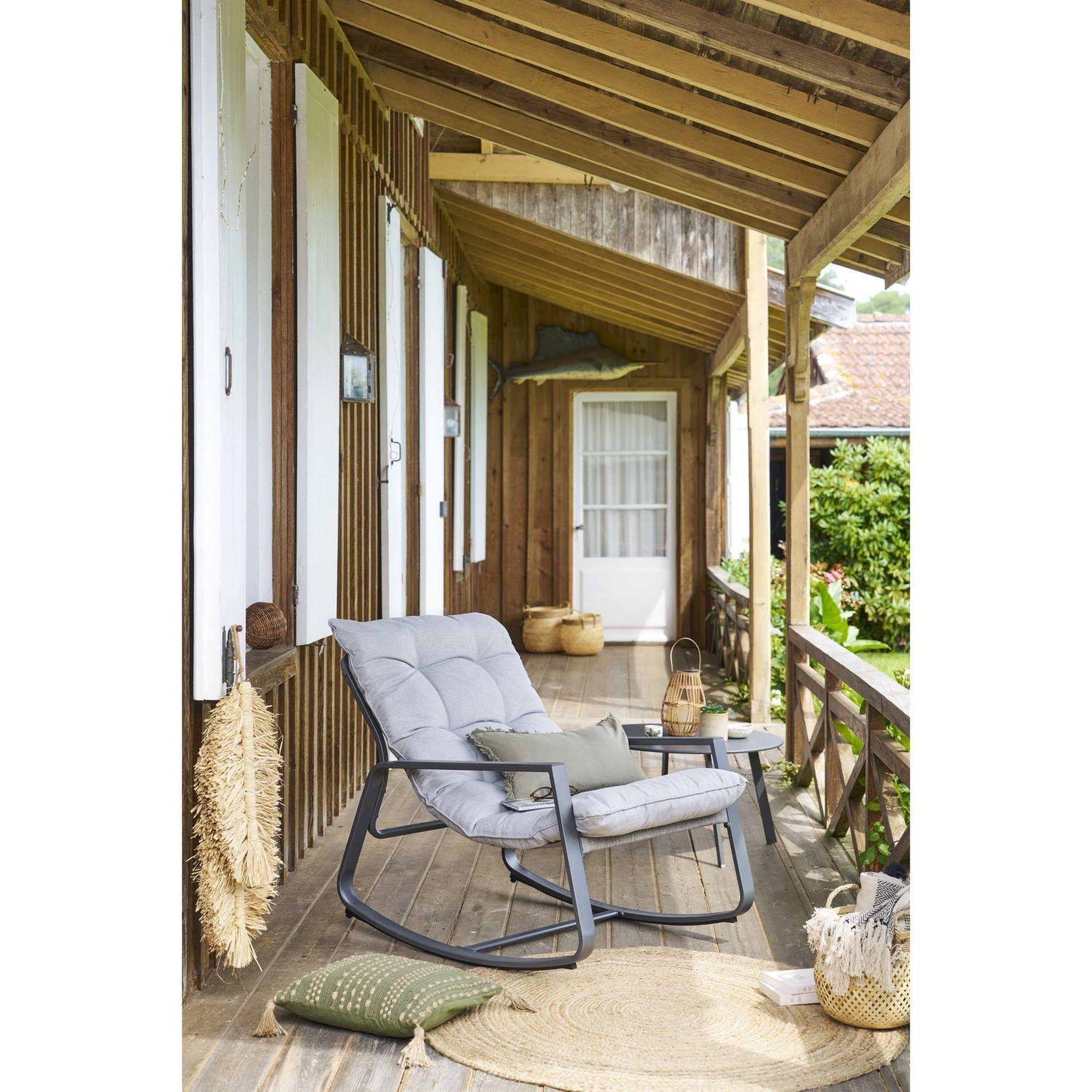 Voir la diapositive 6 : HESPERIDE Fauteuil de jardin à bascule felinio