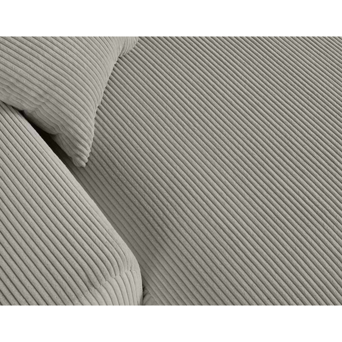 LISA DESIGN Garance - canapé panoramique en u - 7 places - en velours côtelé