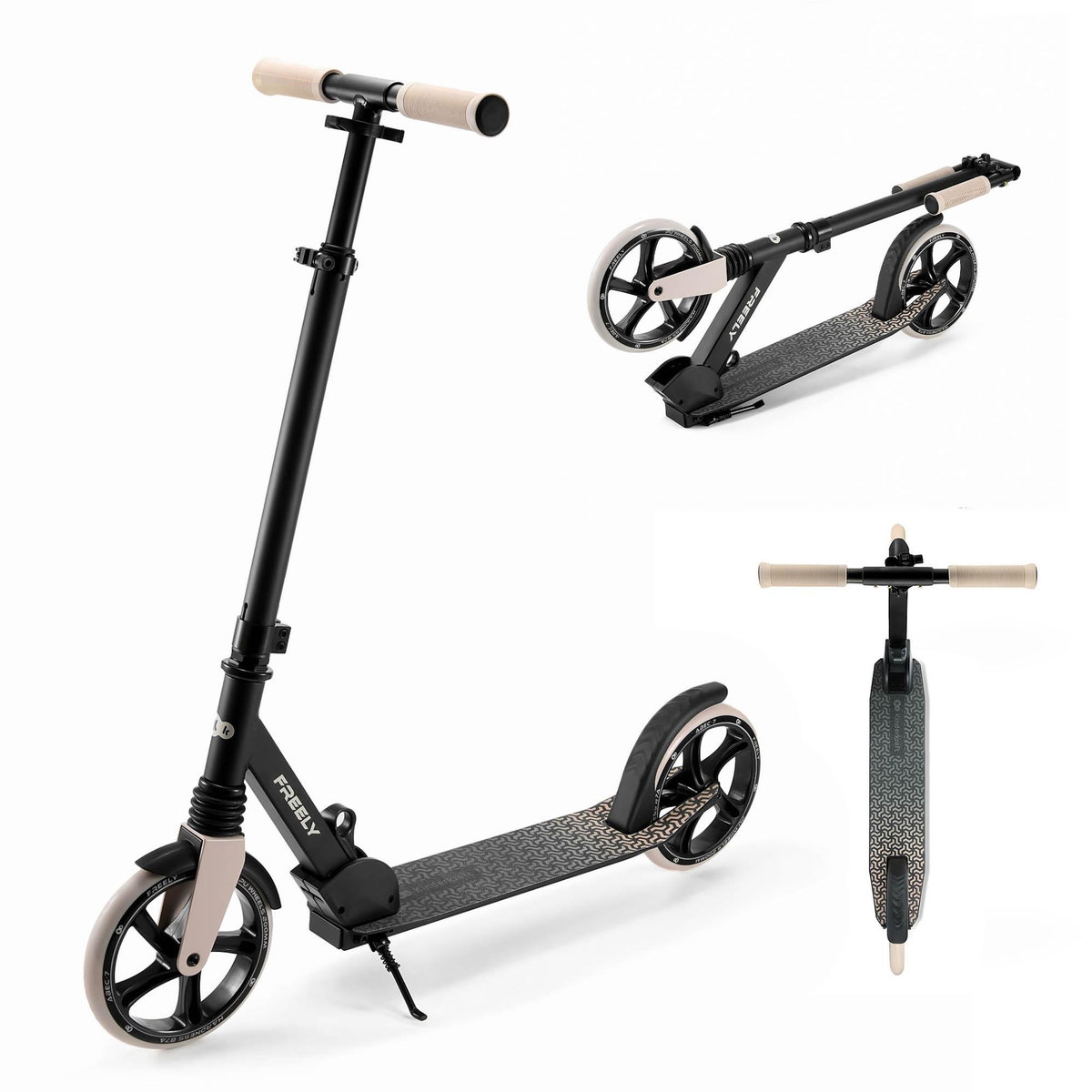 KINDERKRAFT Trottinette pliable urbaine enfant et adulte