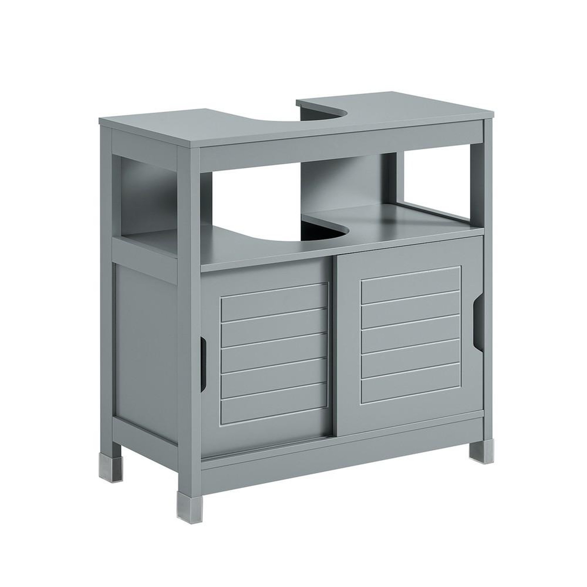 Voir la diapositive 1 : SOBUY SoBuy - Meuble Sous-vasque à deux portes - Moderne - FRG128-II