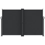 Voir la diapositive 3 : VIDAXL Auvent lateral retractable noir 160x600 cm