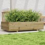 Voir la diapositive 1 : VIDAXL Jardiniere 110x60x26,5 cm bois de pin impregne