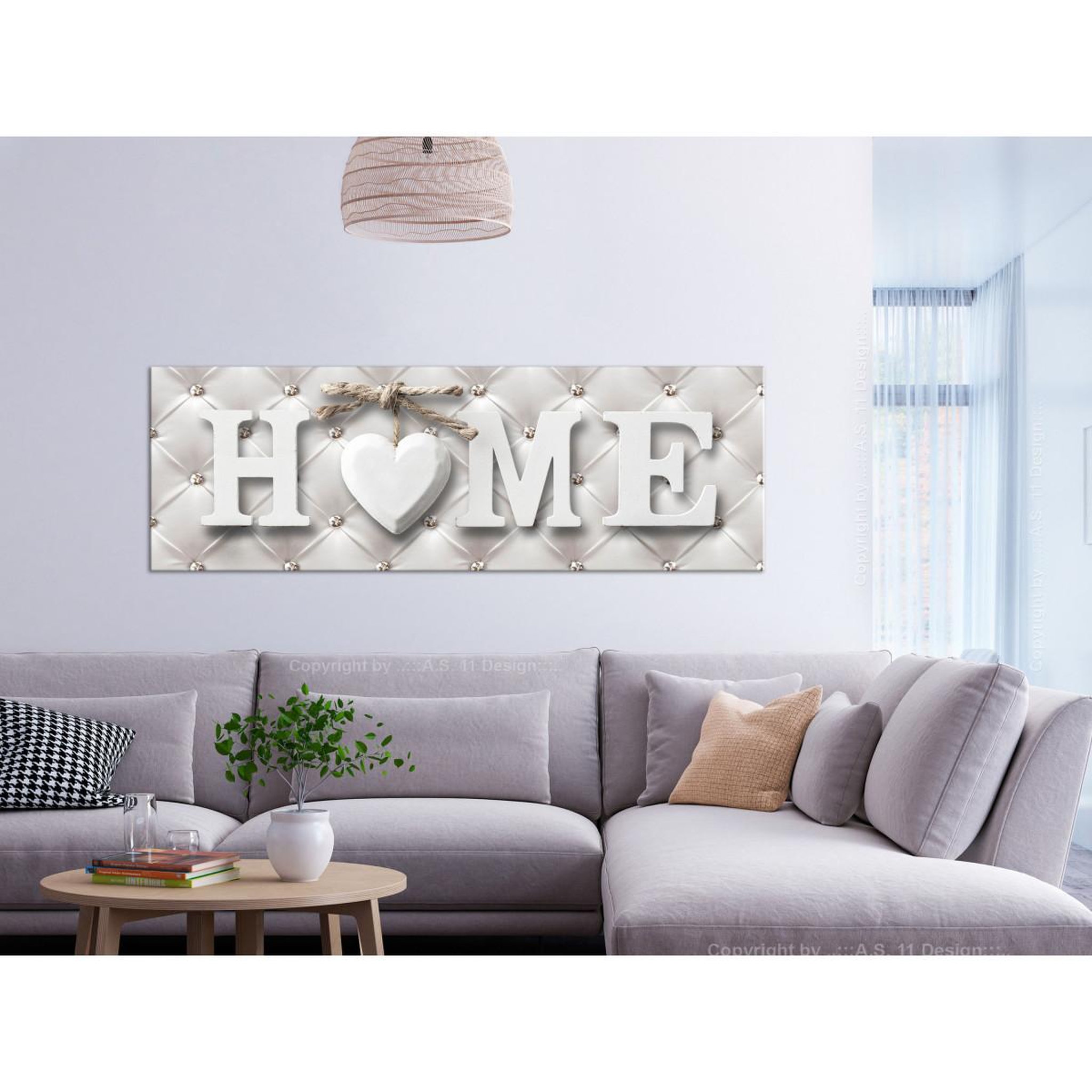 Voir la diapositive 2 : Paris Prix Tableau imprimé  quilted home narrow
