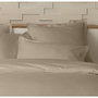 Voir la diapositive 3 : Home collection Parure de couette 100%percale de coton 80 fils/cm2-uni lin