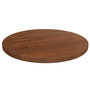 Voir la diapositive 1 : VIDAXL Dessus de table rond Marron fonce Ø30x1,5cm Chene massif traite