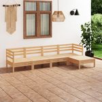 VIDAXL Salon de jardin 5 pcs Bois de pin massif