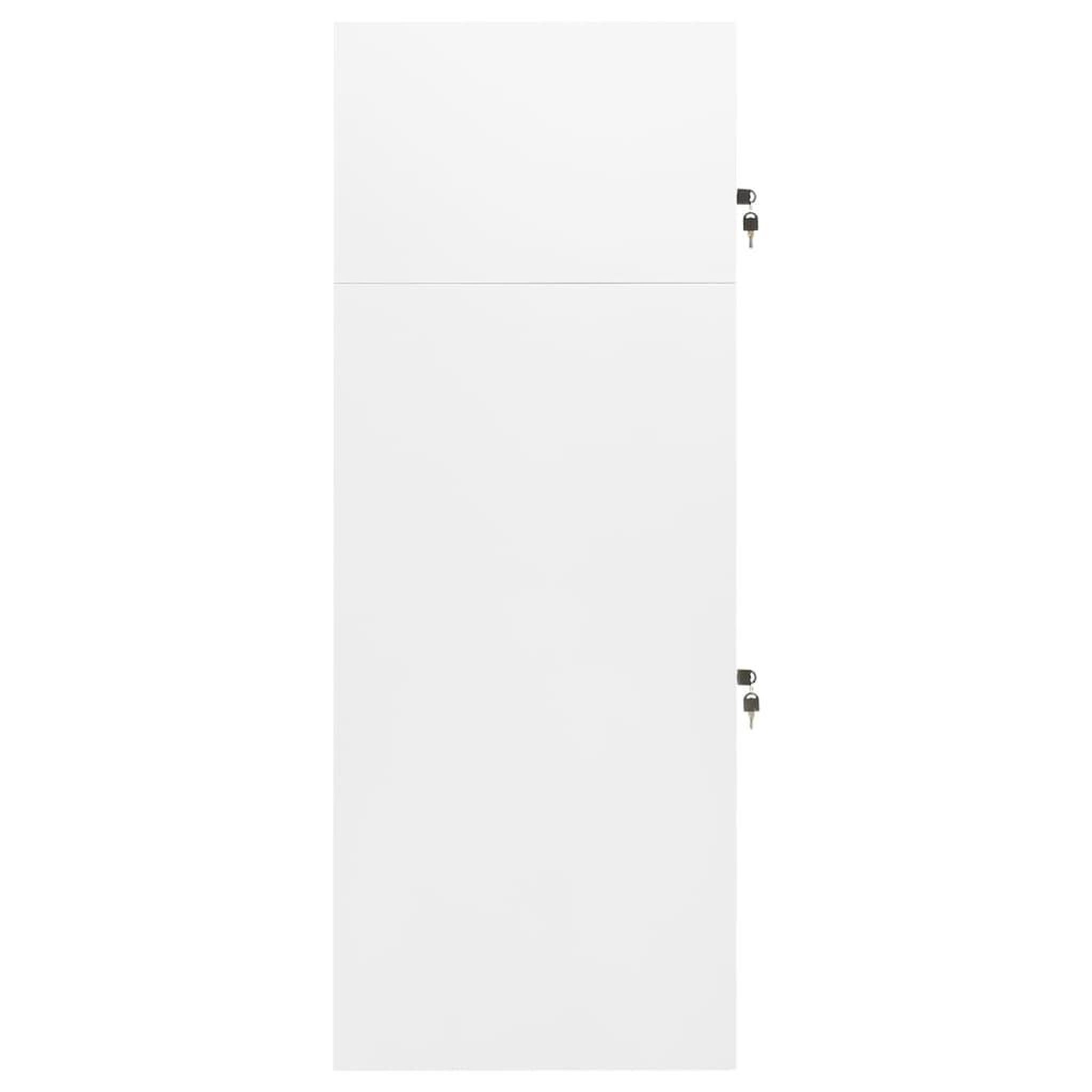 Voir la diapositive 3 : VIDAXL Armoire a selles Blanc 53x53x140 cm Acier