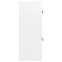 Voir la diapositive 3 : VIDAXL Armoire a selles Blanc 53x53x140 cm Acier