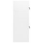 Voir la diapositive 3 : VIDAXL Armoire a selles Blanc 53x53x140 cm Acier