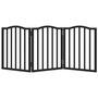 Voir la diapositive 4 : VIDAXL Barriere pour chien pliable 3 panneaux noir bois de peuplier